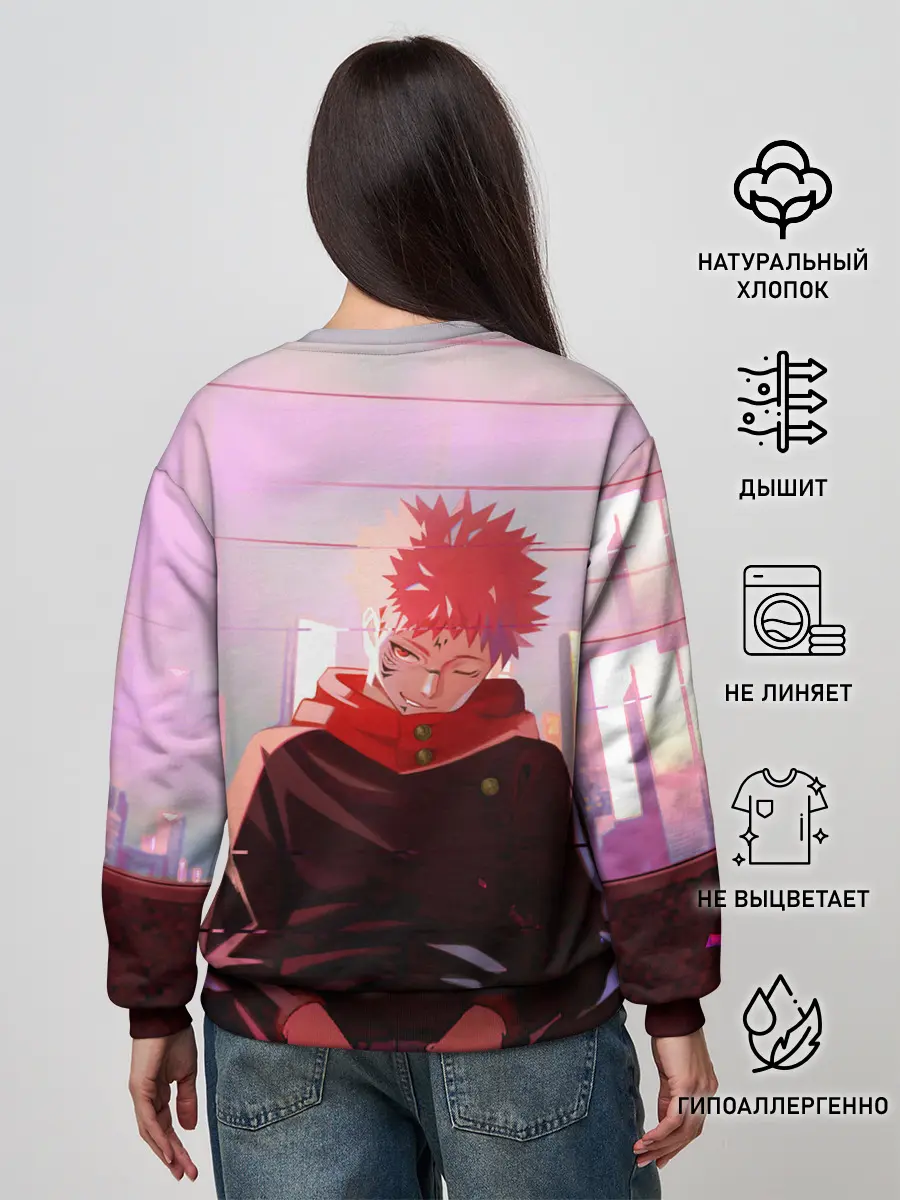 Женский свитшот / JUJUTSU KAISEN | МАГИЧЕСКАЯ БИ