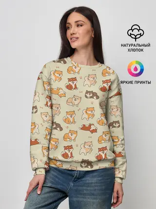 Женский свитшот / Шиба-Ину