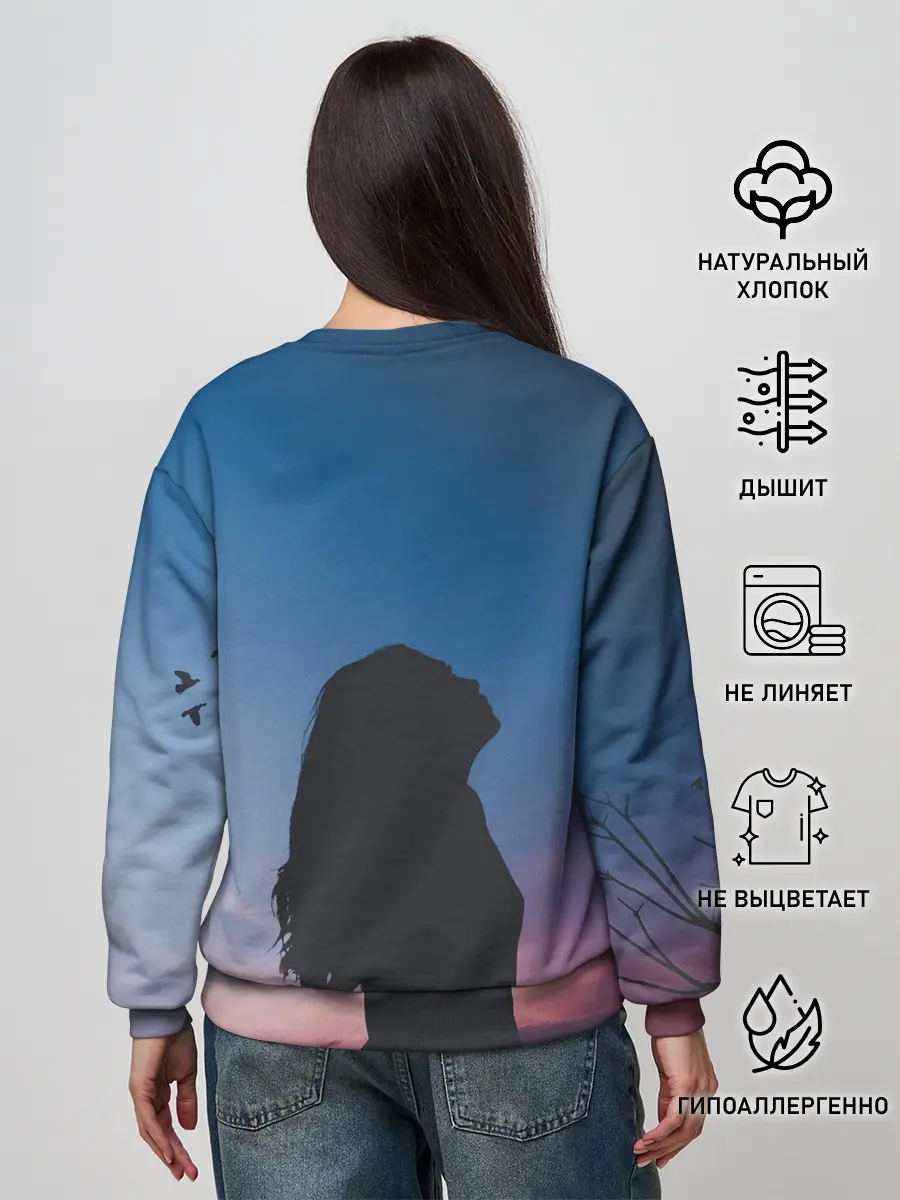 Женский свитшот / Девушка