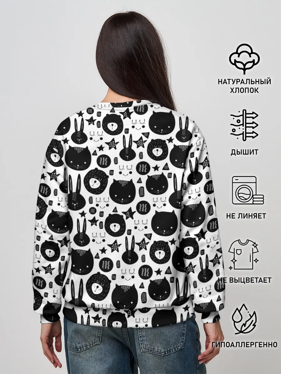 Женский свитшот / Мультяшки