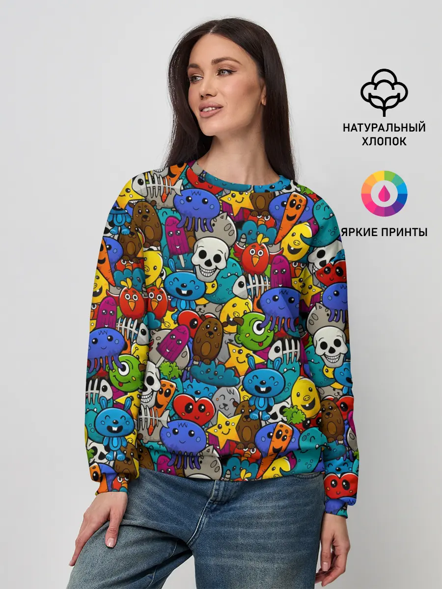 Женский свитшот / Граффити