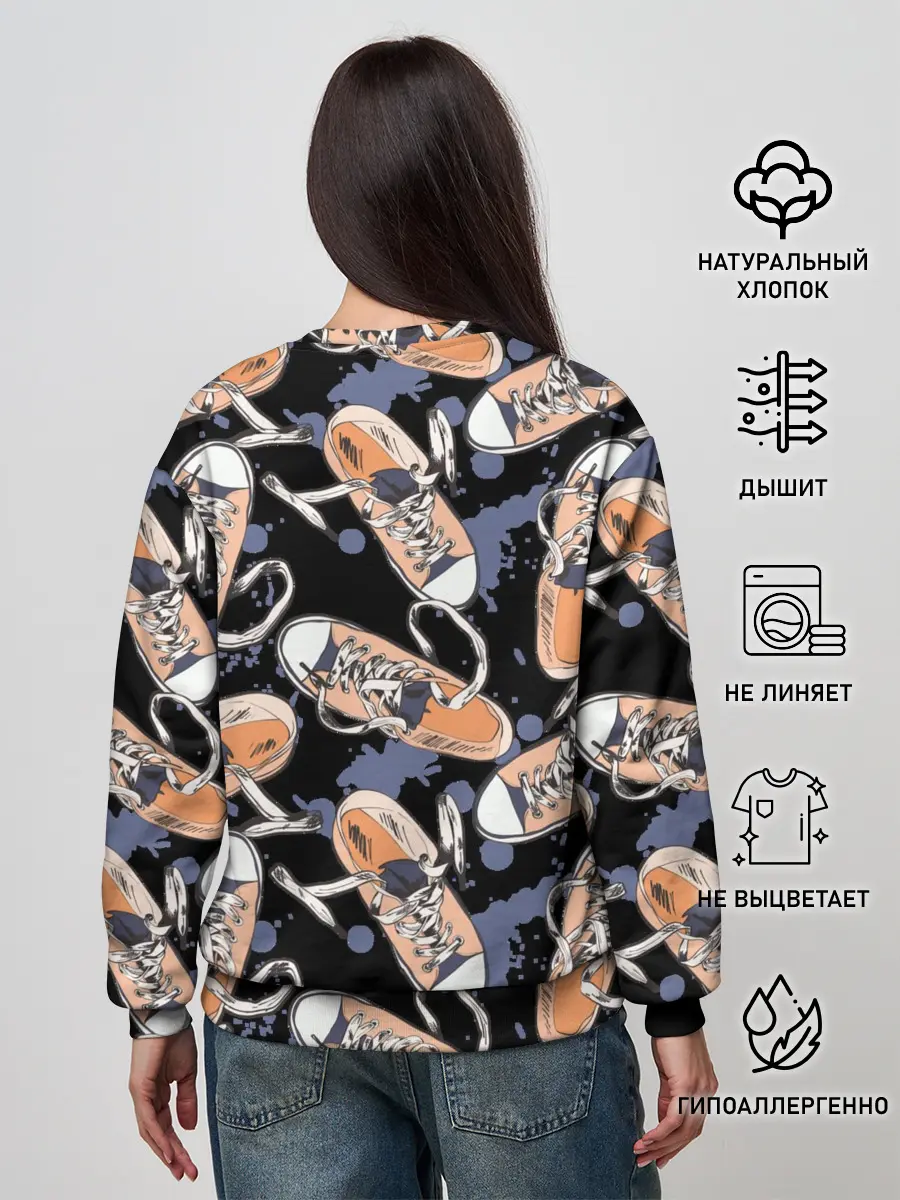 Женский свитшот / Кеды / Sneakers