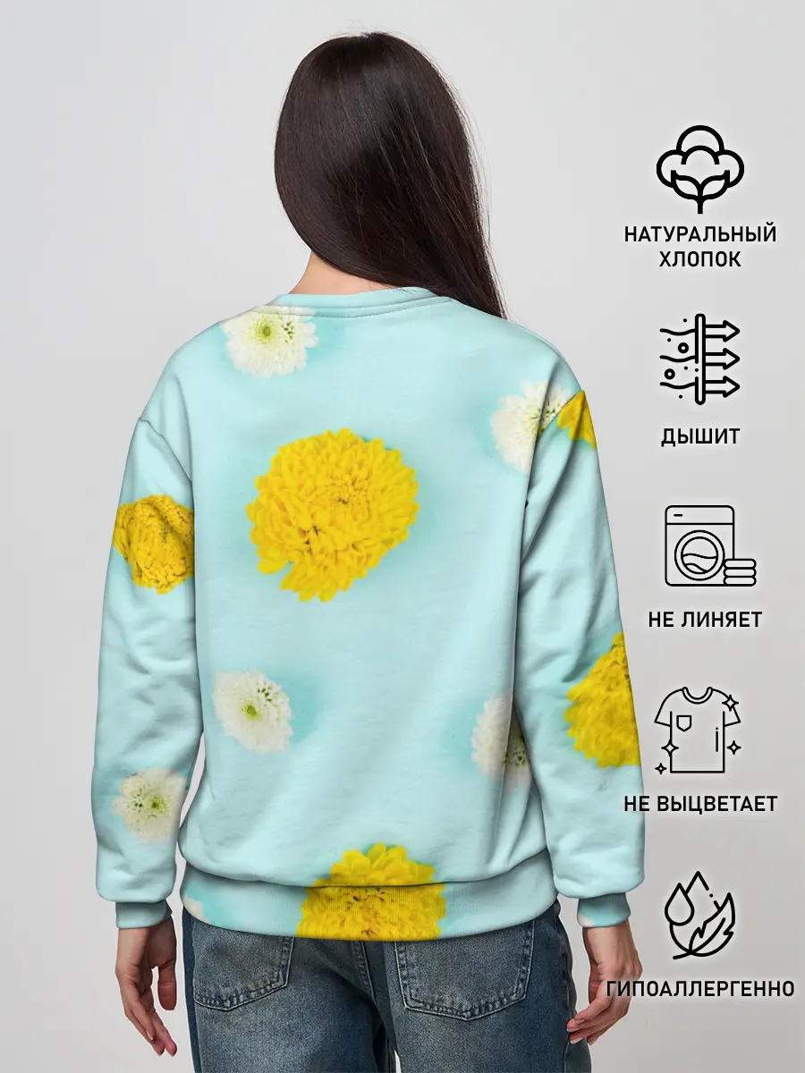 Женский свитшот / Одуванчики / Dandelions