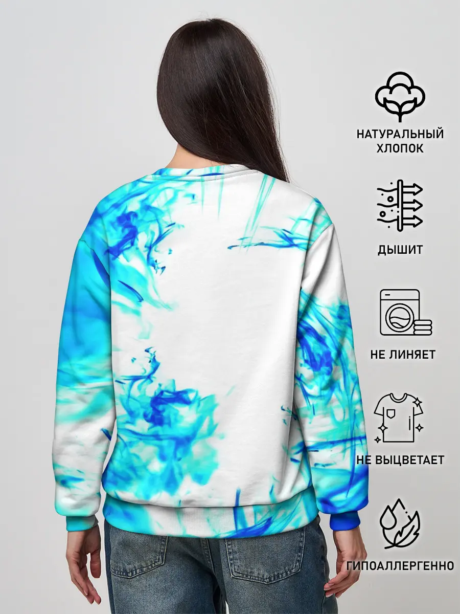 Женский свитшот / КЛИНОК РАССЕКАЮЩИЙ ДЕМОНОВ