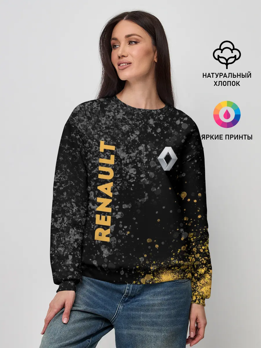 Женский свитшот / Renault | Брызги