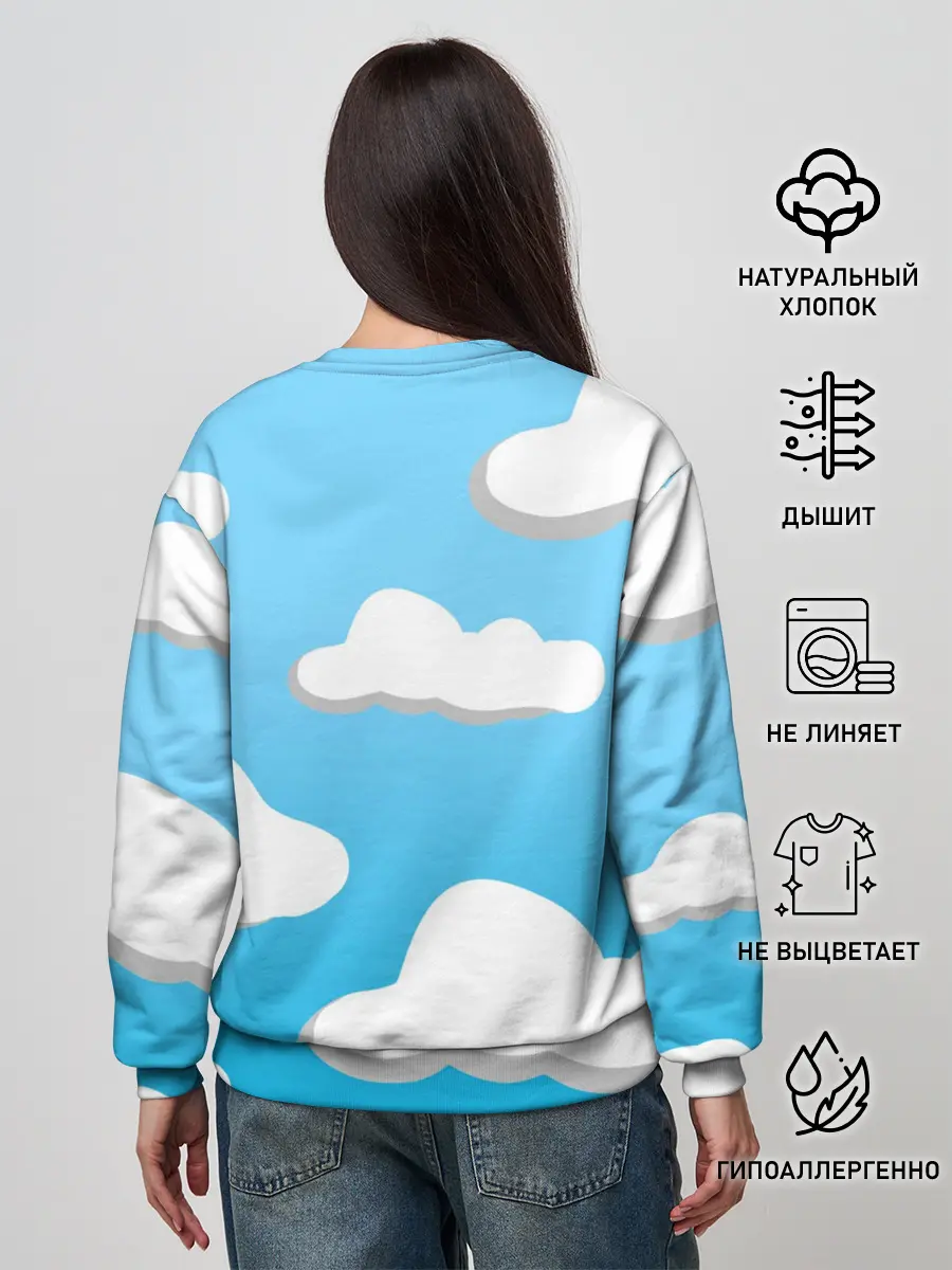 Женский свитшот / Небо