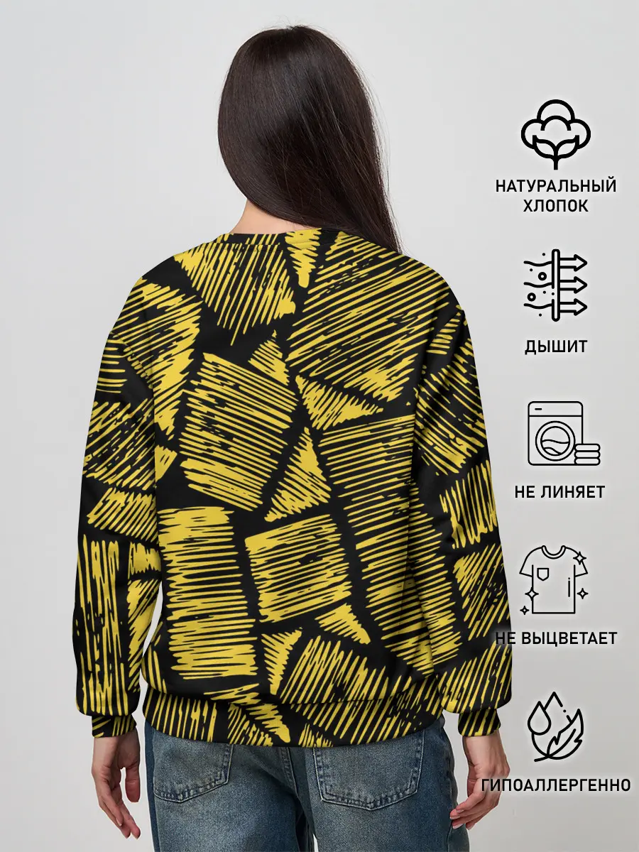 Женский свитшот / годзилла