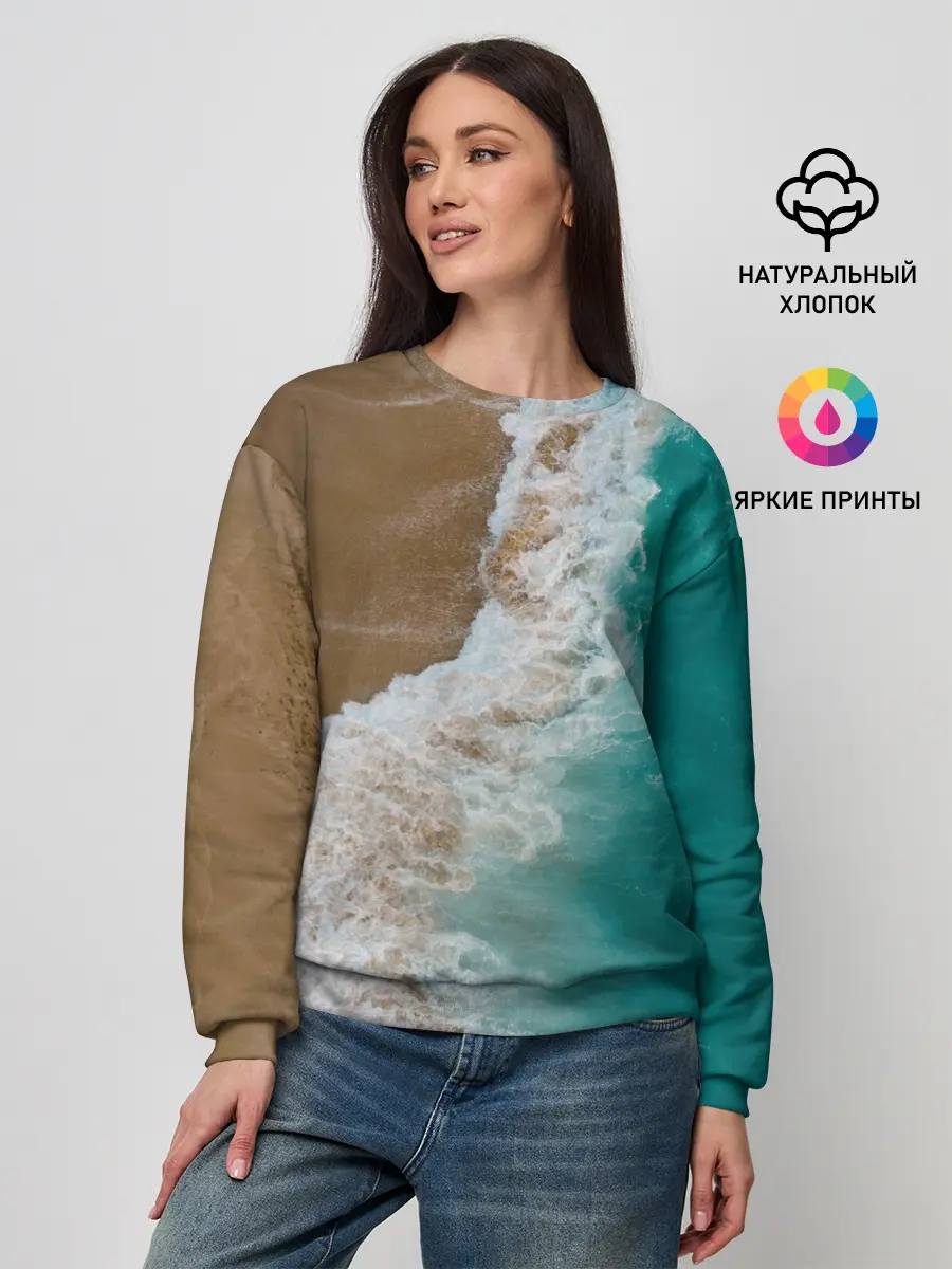 Женский свитшот / Пляж / beach