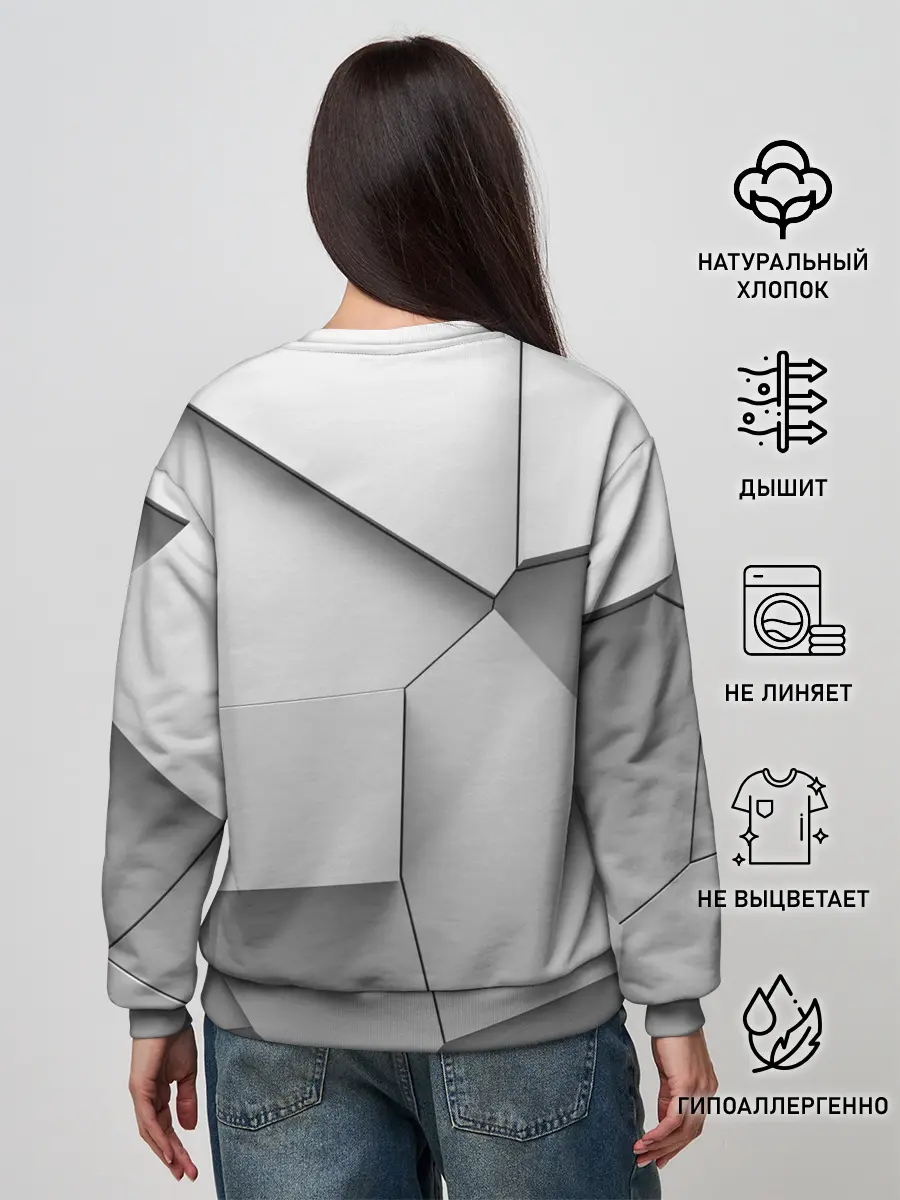 Женский свитшот / Осколки плитки