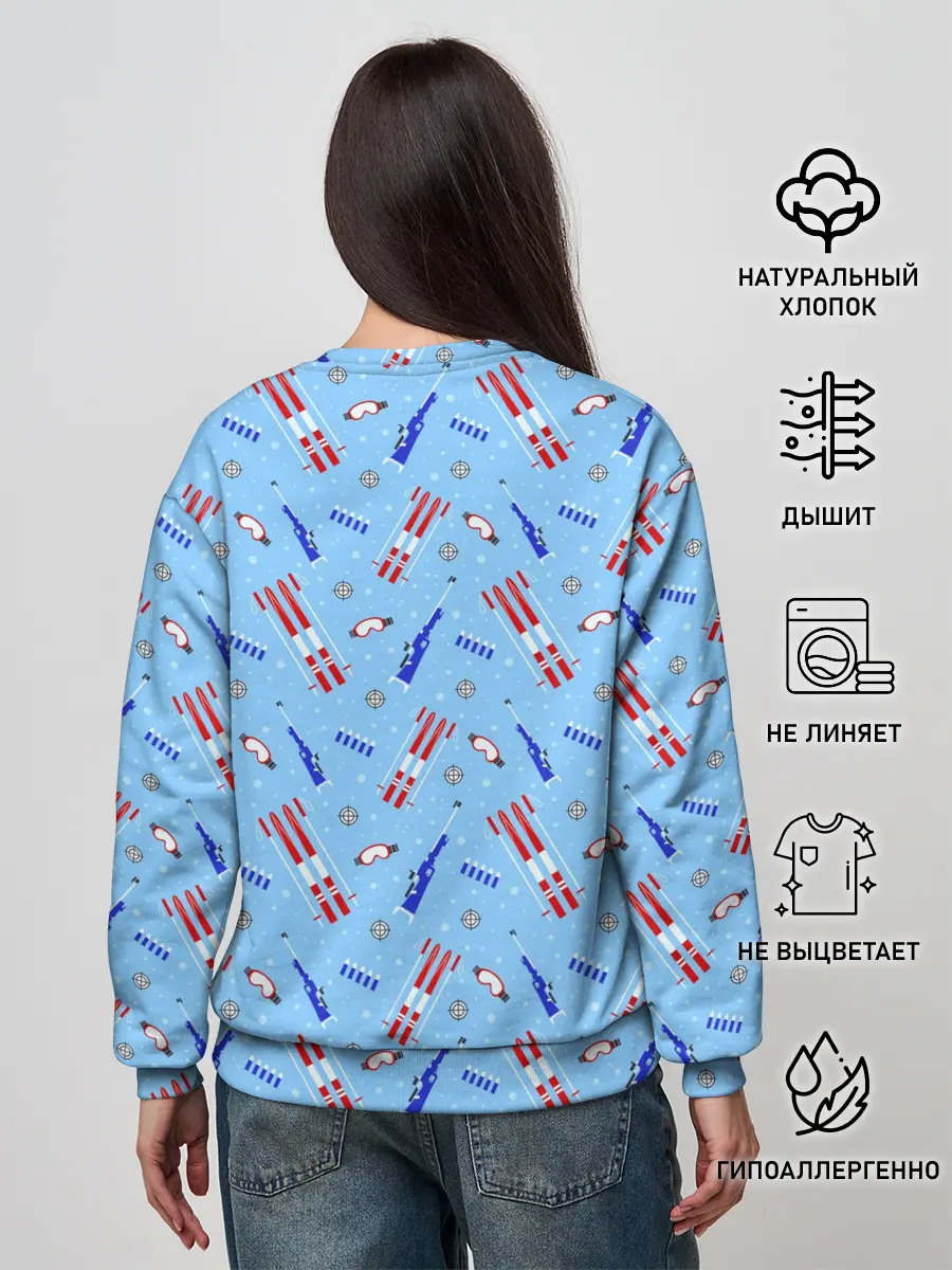 Женский свитшот / Биатлон