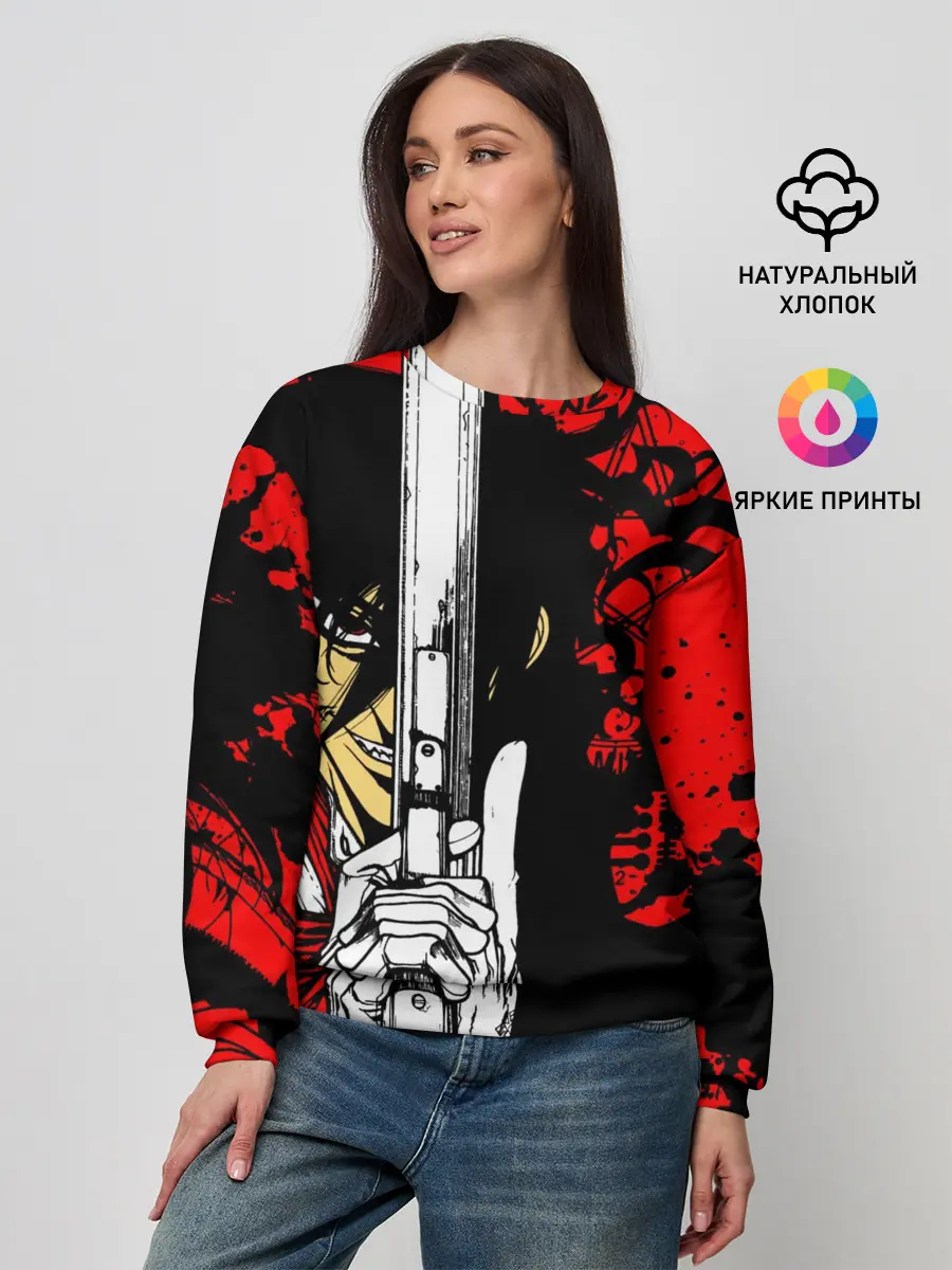 Женский свитшот / Алукард - Хеллсинг