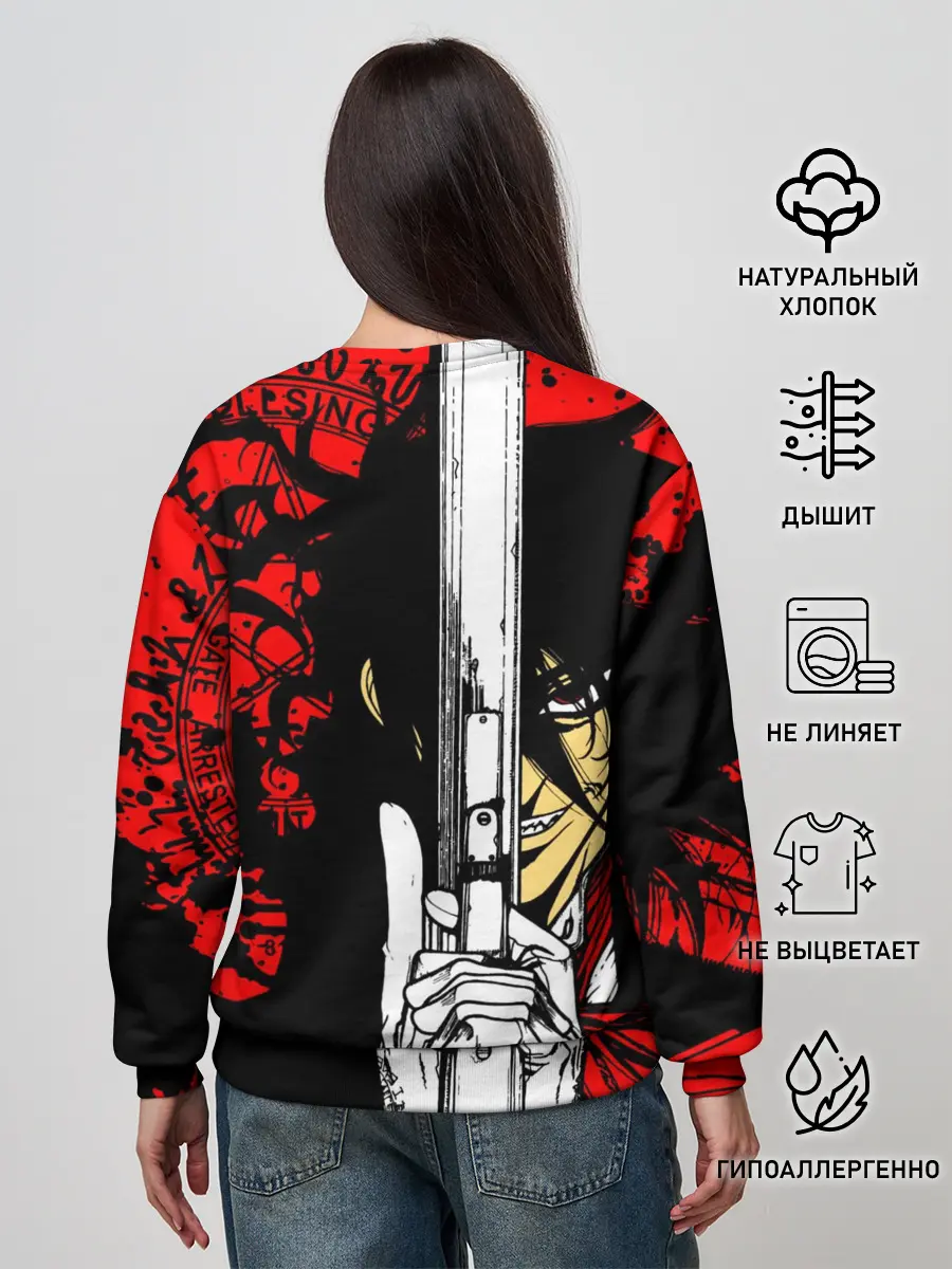 Женский свитшот / Алукард - Хеллсинг