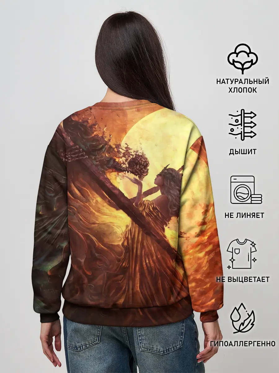 Женский свитшот / Нито повелитель могил