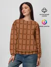 Женский свитшот / Шоколад