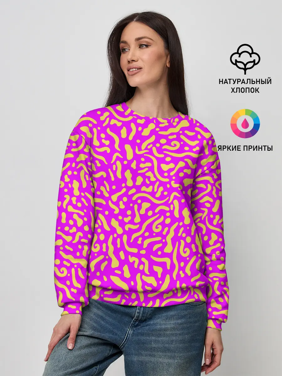 Женский свитшот / Абстрактные узоры