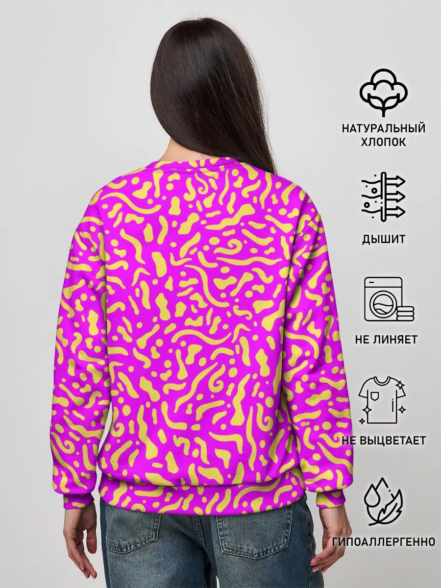Женский свитшот / Абстрактные узоры