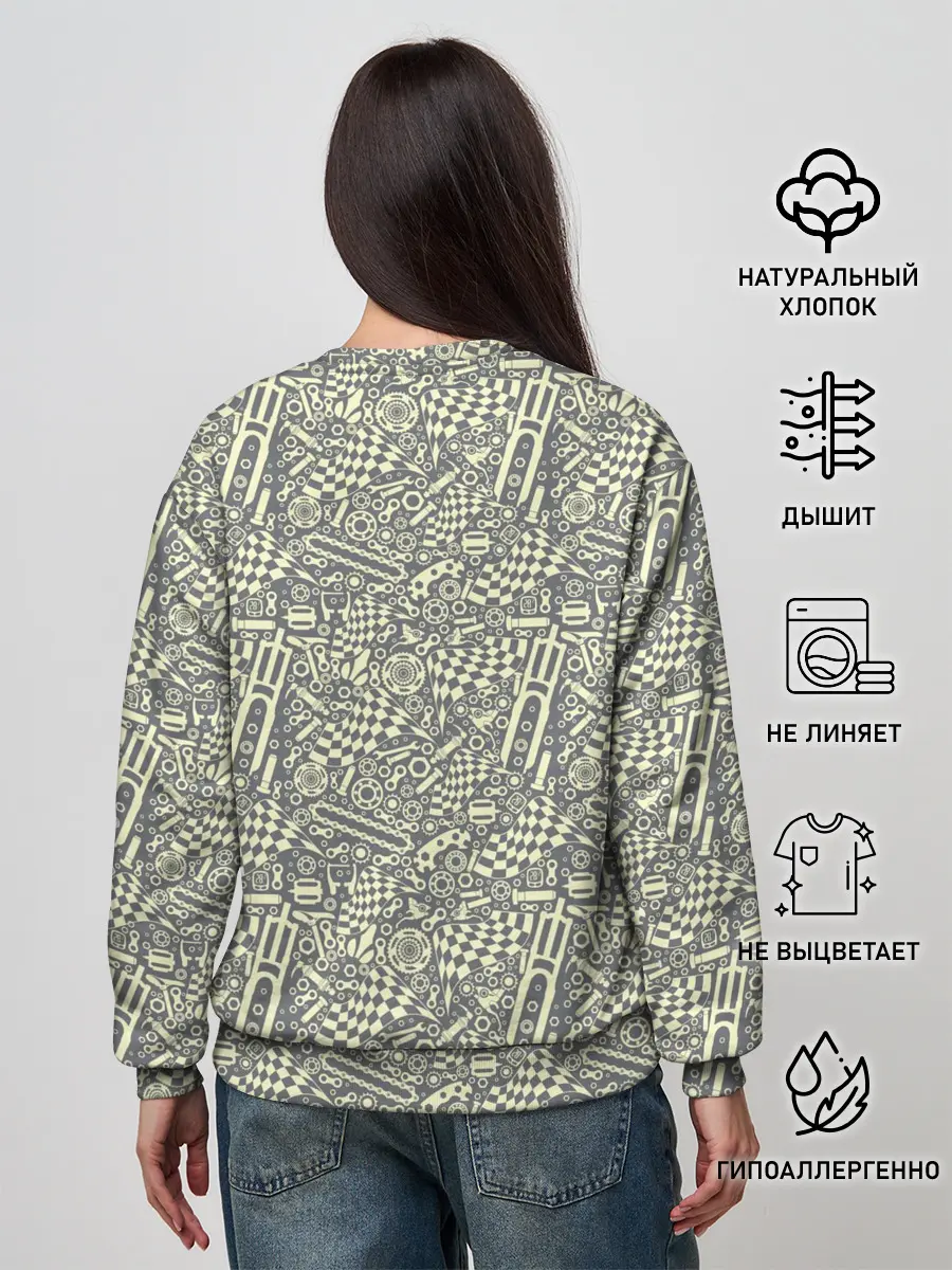 Женский свитшот / Велозапчасти