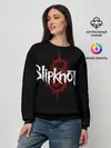 Женский свитшот / Slipknot Надпись