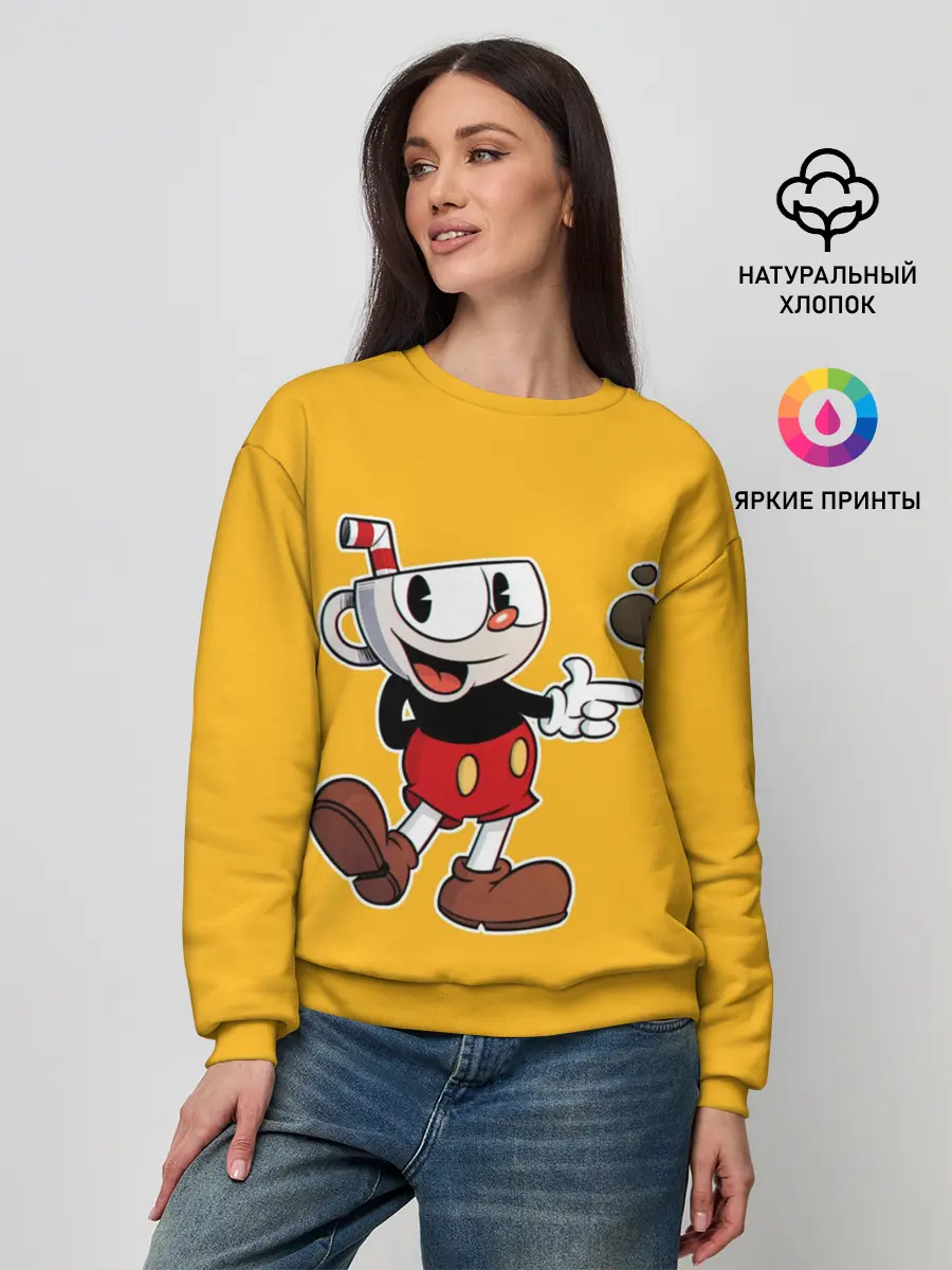 Женский свитшот / CUPHEAD | КАПХЕД
