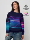 Женский свитшот / Лазерные лучи