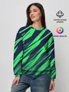 Женский свитшот / Абстрактный дизайн ,,Зелень