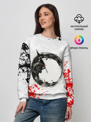 Женский свитшот / Берсерк в круге