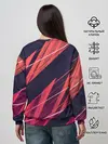 Женский свитшот / Абстракция ,,Холодный Огонь
