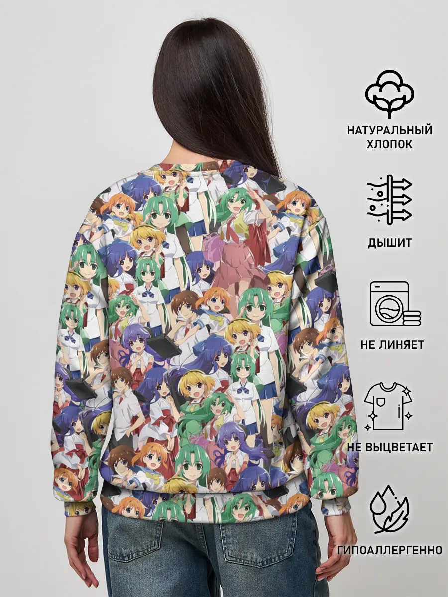 Женский свитшот / Аниме Когда плачут цикады