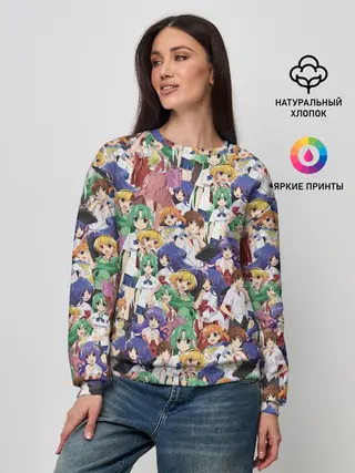 Женский свитшот / Аниме Когда плачут цикады