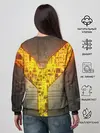 Женский свитшот / Неоновая внутренность 3D