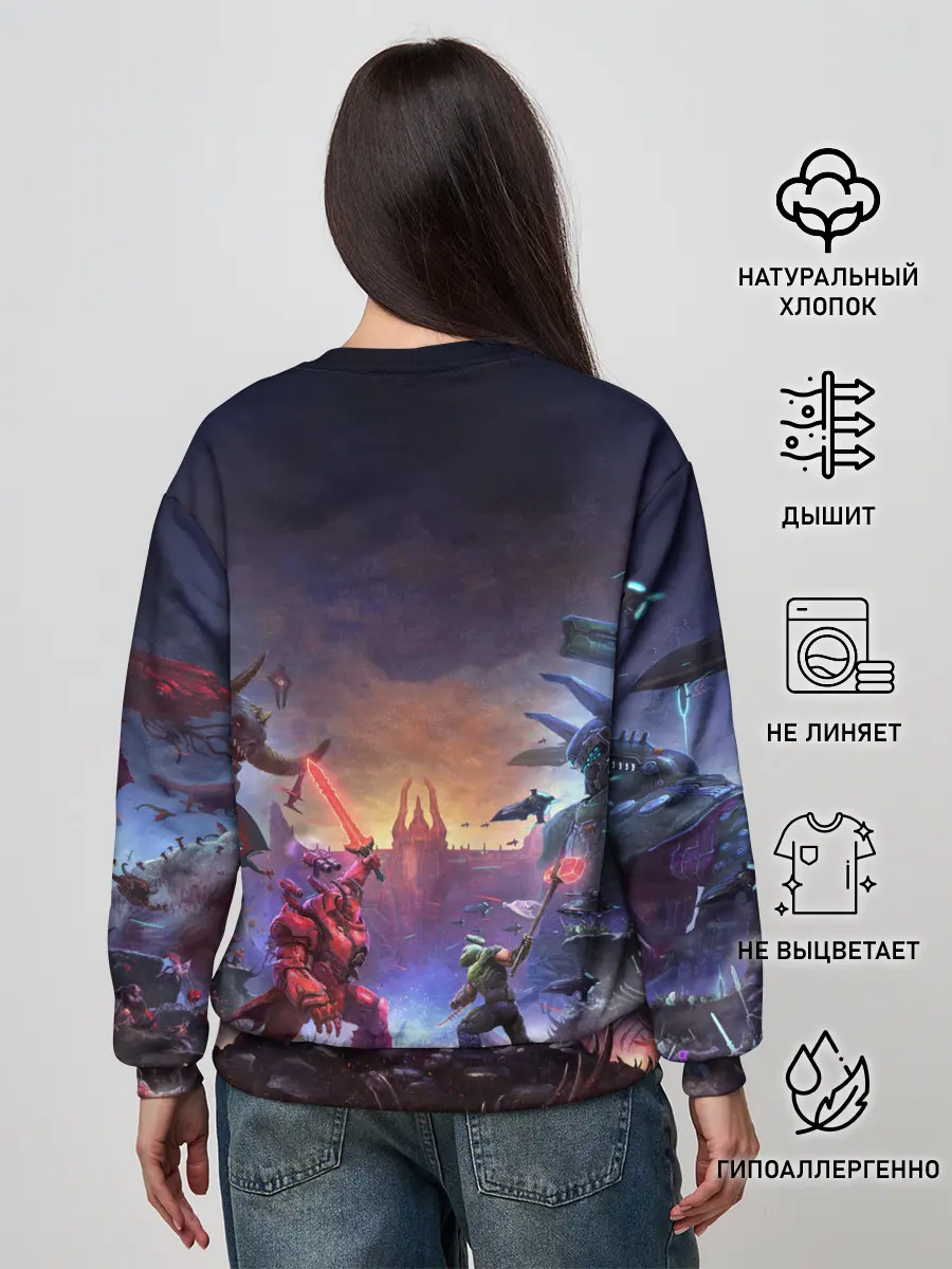 Женский свитшот / DOOM Eternal: The Ancient Gods