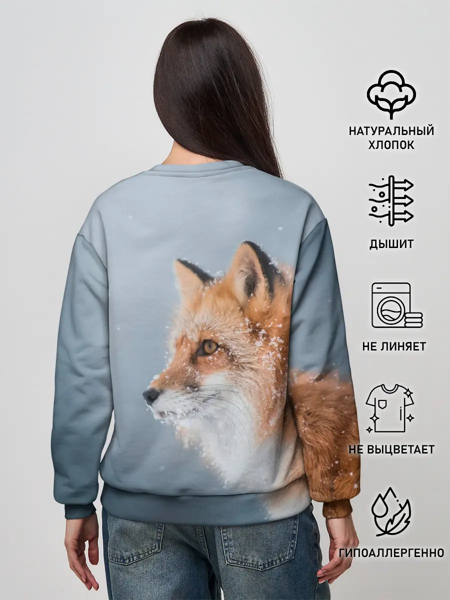 Женский свитшот / Лиса