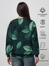 Женский свитшот / Текстура Листья