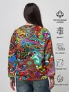 Женский свитшот / яркая абстракция