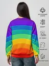 Женский свитшот / Круговая радуга