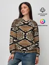 Женский свитшот / Snake Skin