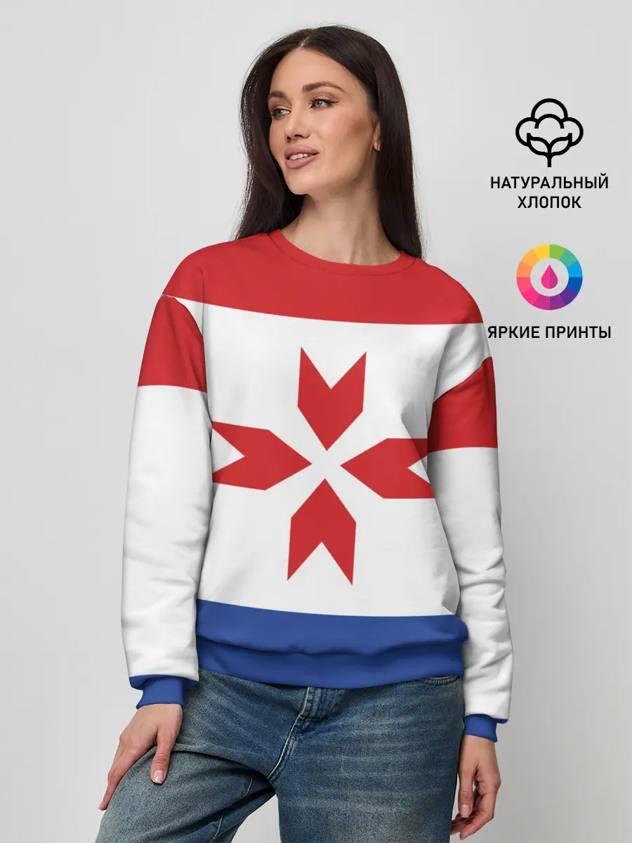 Женский свитшот / Мордовия