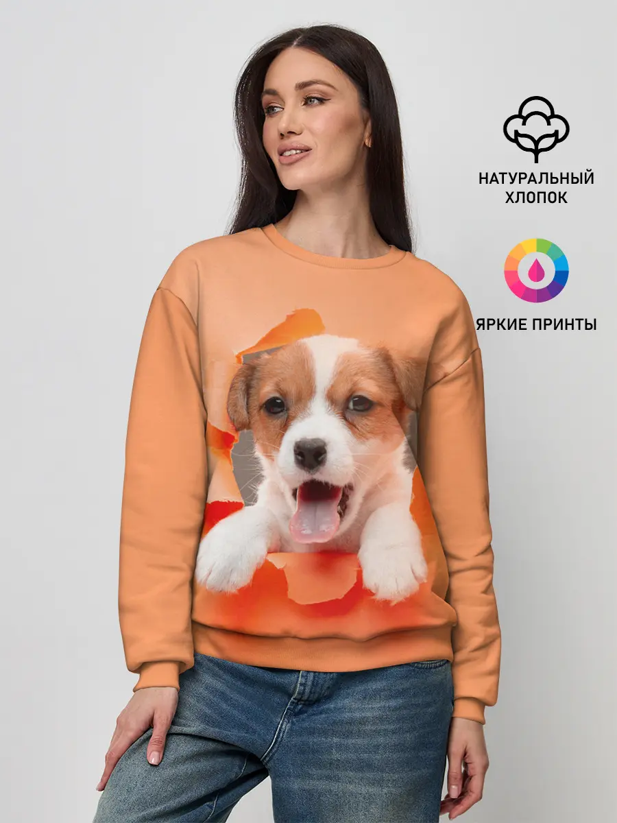 Женский свитшот / Собака