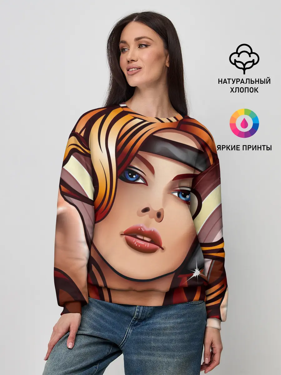 Женский свитшот / ДЕВУШКА