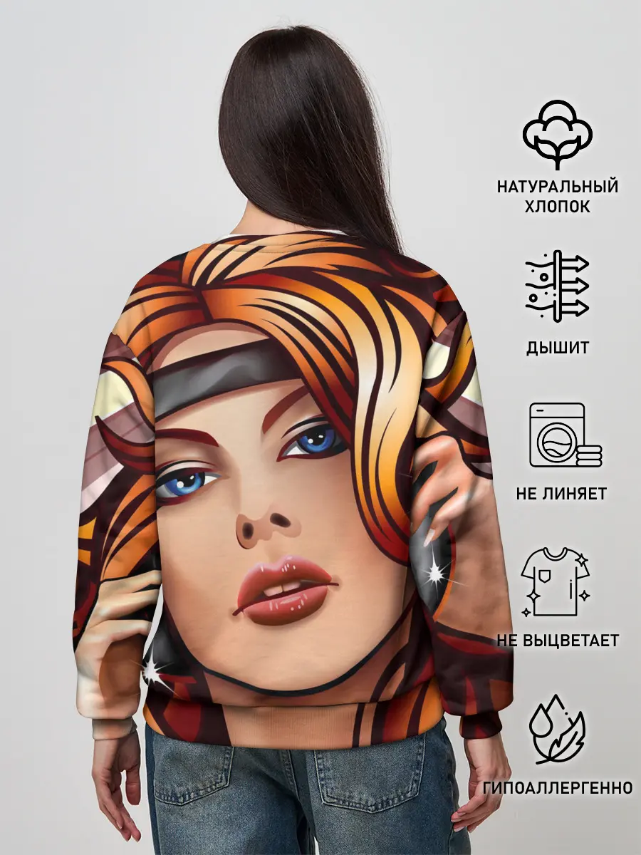 Женский свитшот / ДЕВУШКА