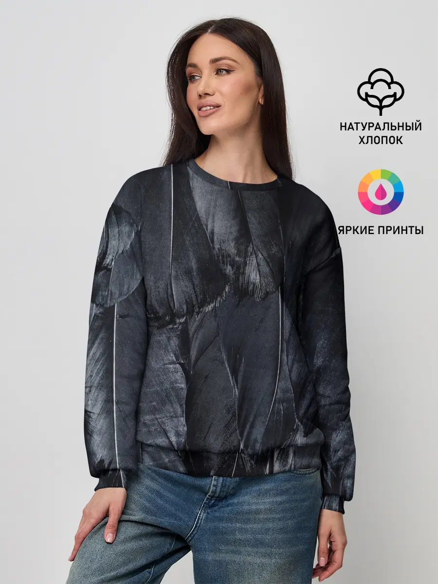 Женский свитшот / ВОРОНА