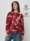 Женский свитшот / Сердца | Hearts