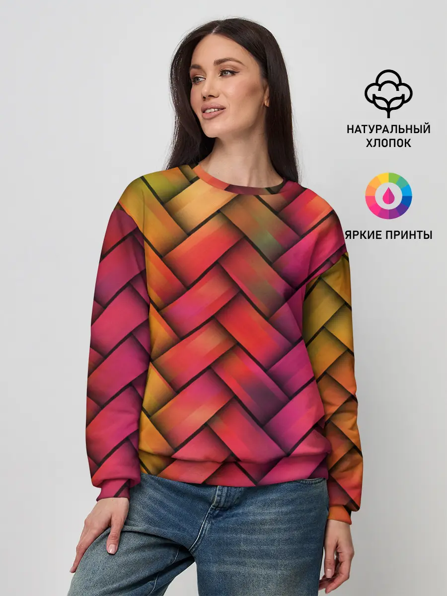 Женский свитшот / Сплетение