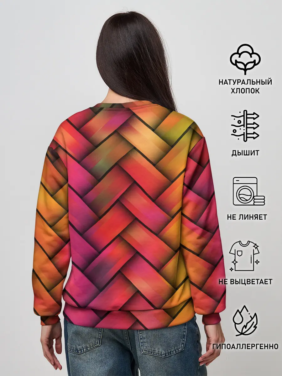 Женский свитшот / Сплетение