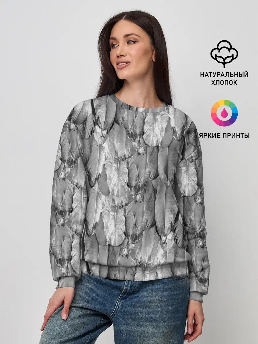 Женский свитшот / White Raven