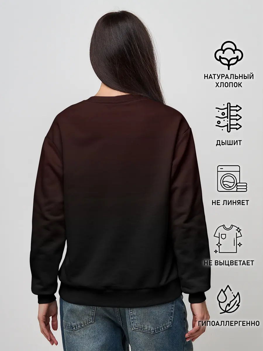 Женский свитшот / обещанный неверленд