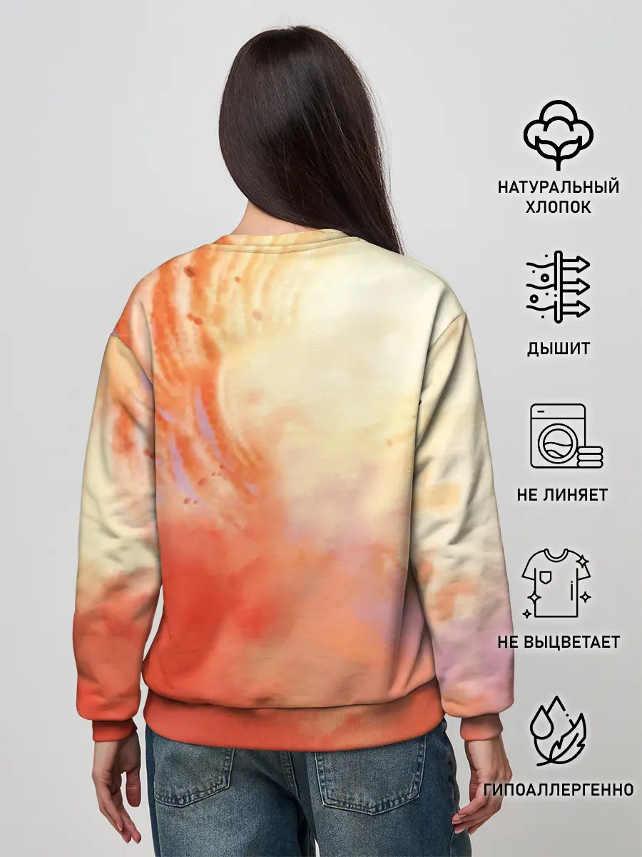 Женский свитшот / Darkseid | Дарксайд смотрит с высока