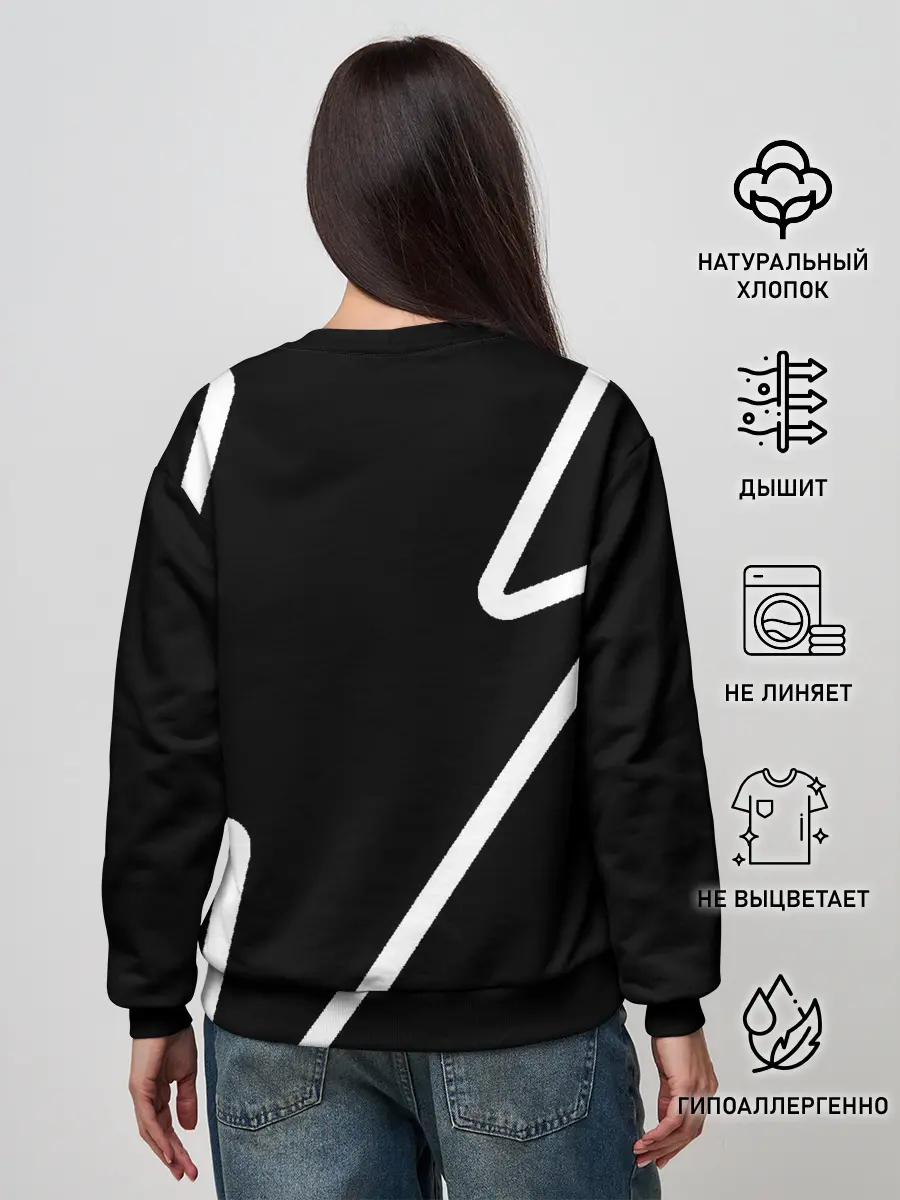 Женский свитшот / Stand out black