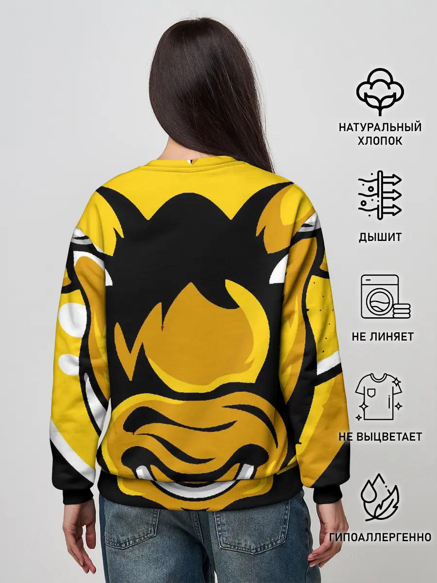 Женский свитшот / Yellow Asia