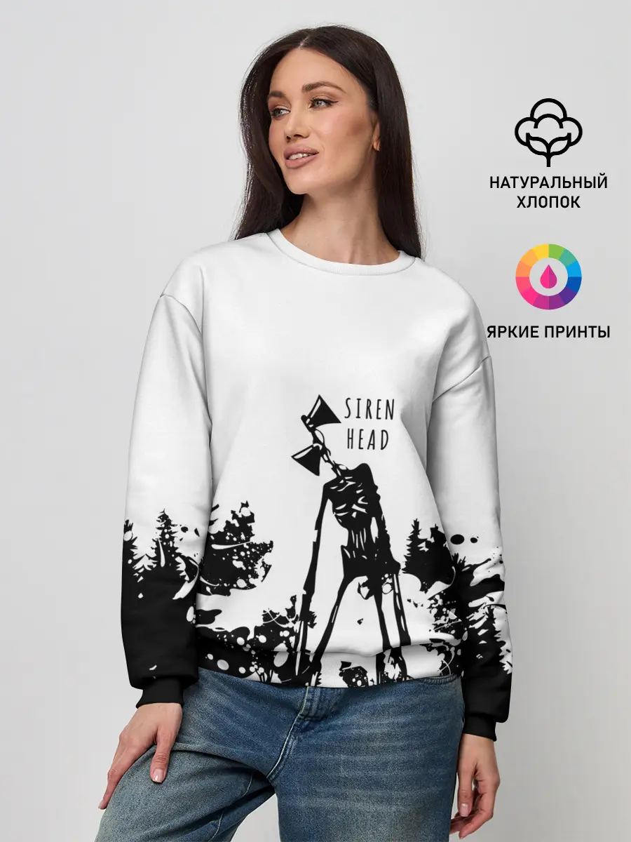 Женский свитшот / Лес сиреноголового